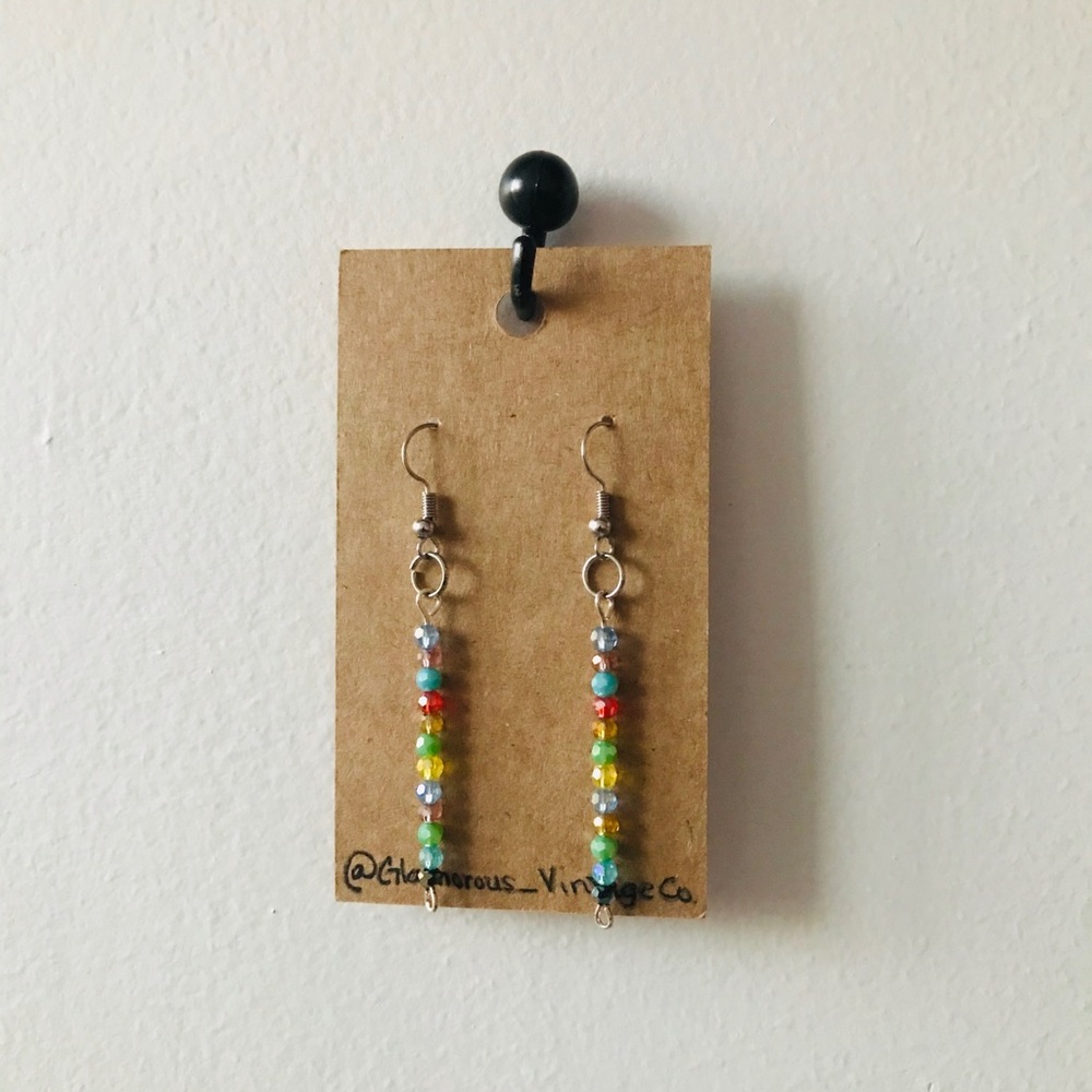 Colorful beads Hang Downs